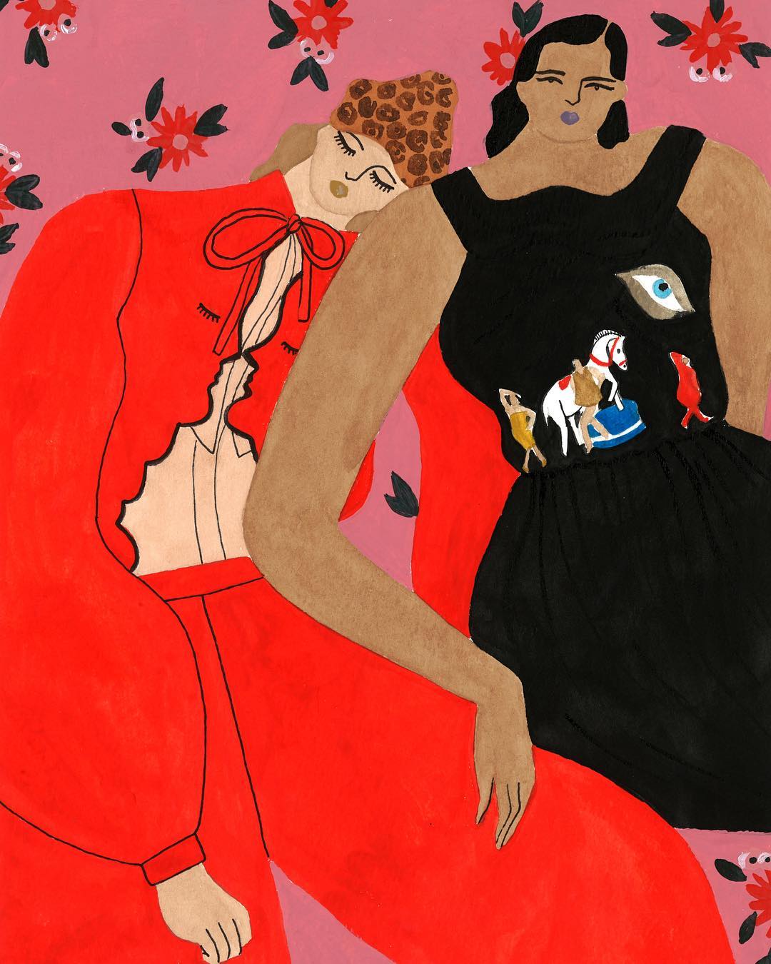 Isabelle Feliu fashion illustration