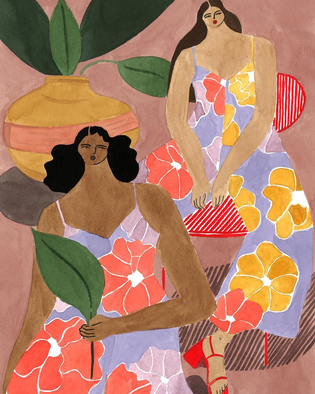 Isabelle Feliu fashion illustration