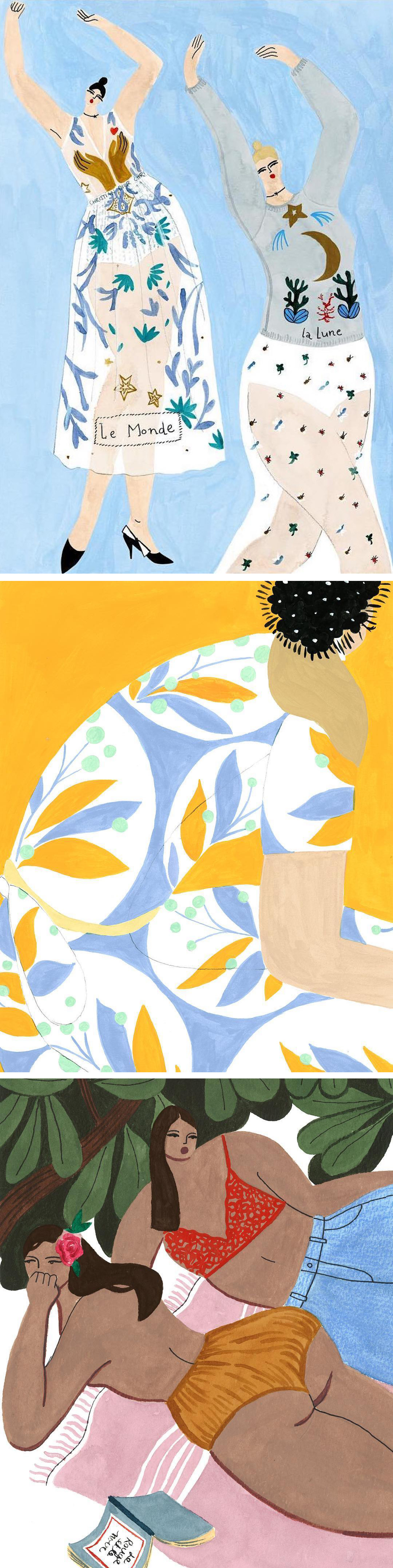 Isabelle Feliu fashion illustration