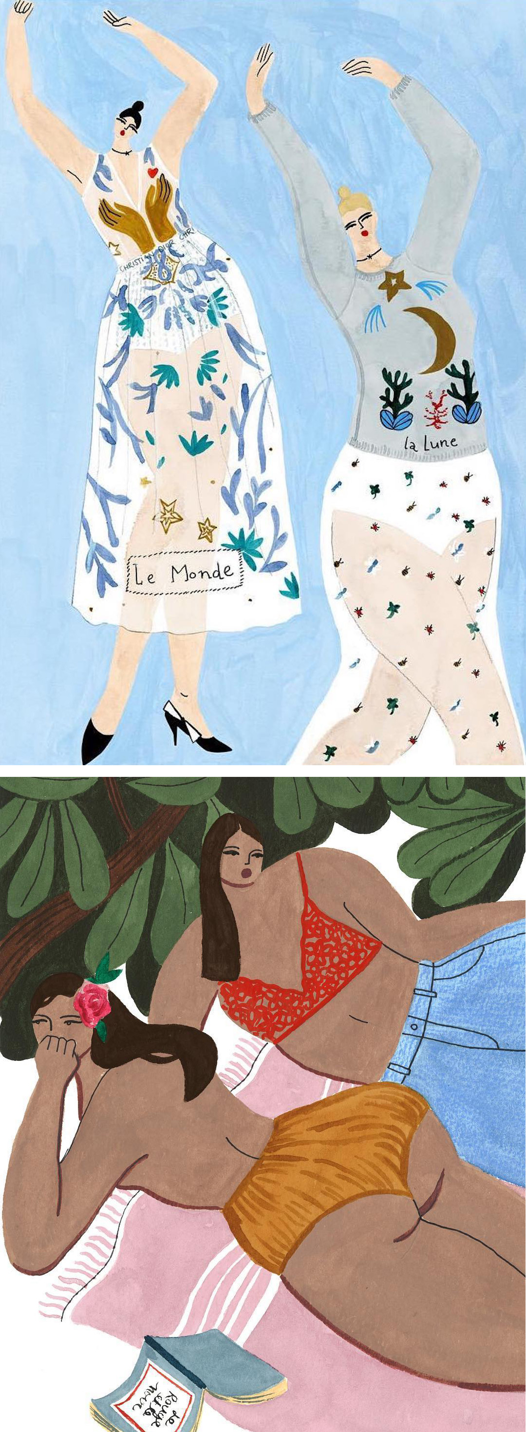Isabelle Feliu fashion illustrations