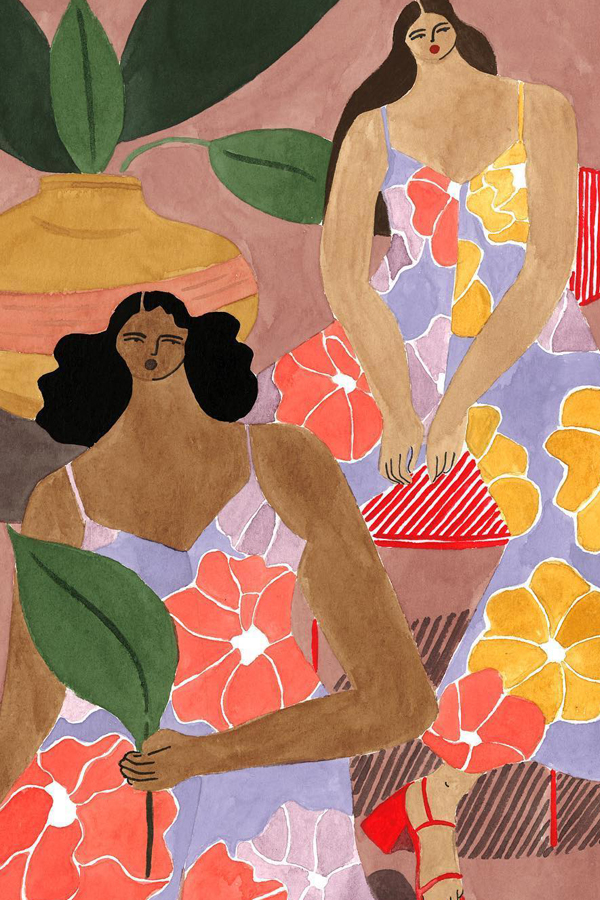 Fashion illustration by Isabelle Feliu