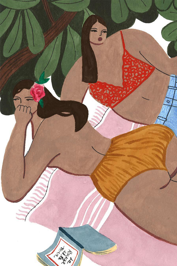 Fashion illustration by Isabelle Feliu