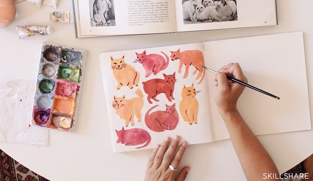 keeping a sketchbook by leah goren for skillshare