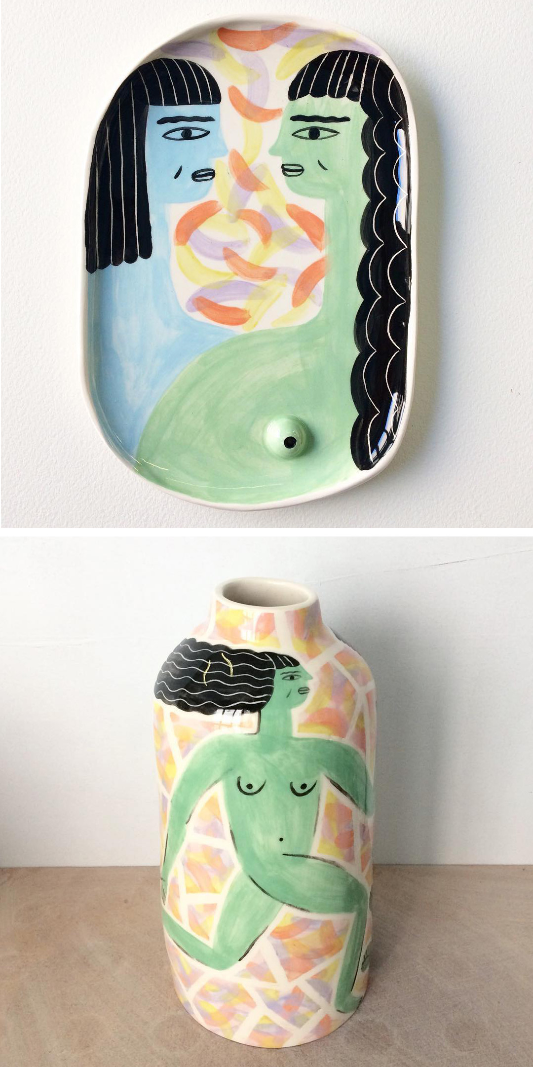 Illustrated Ceramics by Laura Bird