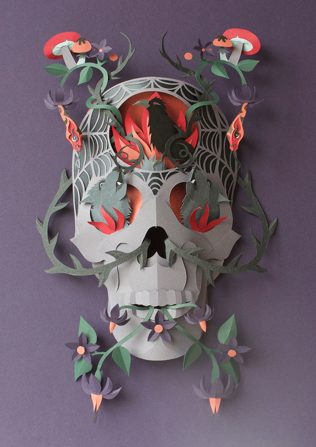10 Examples of Cut Paper Illustration to Put You in Tune with Nature