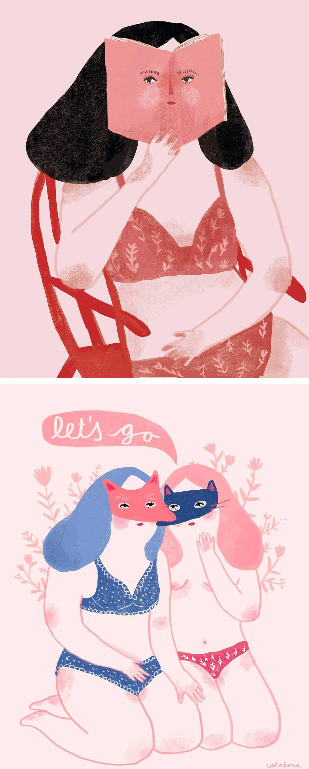 Dreamy illustrations by Camila Ortega