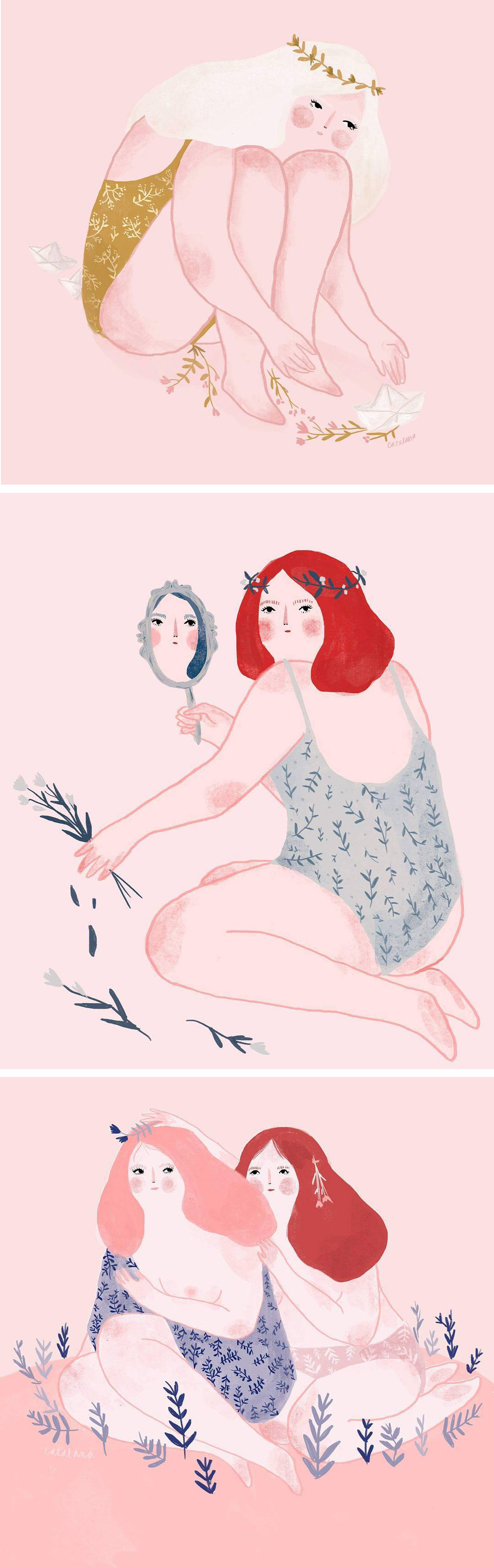 Dreamy illustrations by Camila Ortega