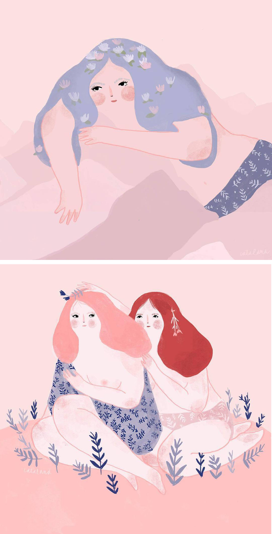 Dreamy illustrations by Camila Ortega