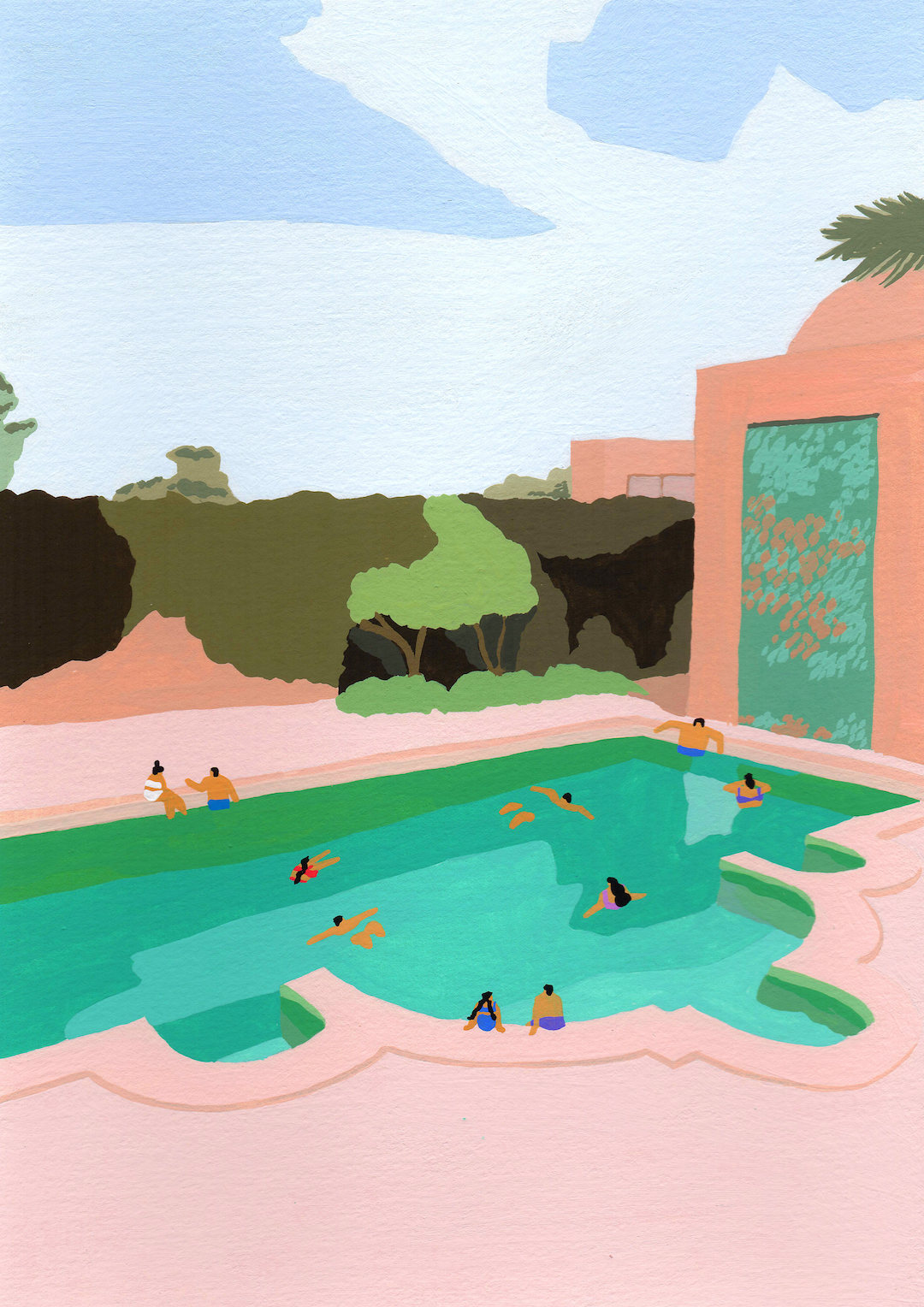 Joanne Ho Swimming Paintings