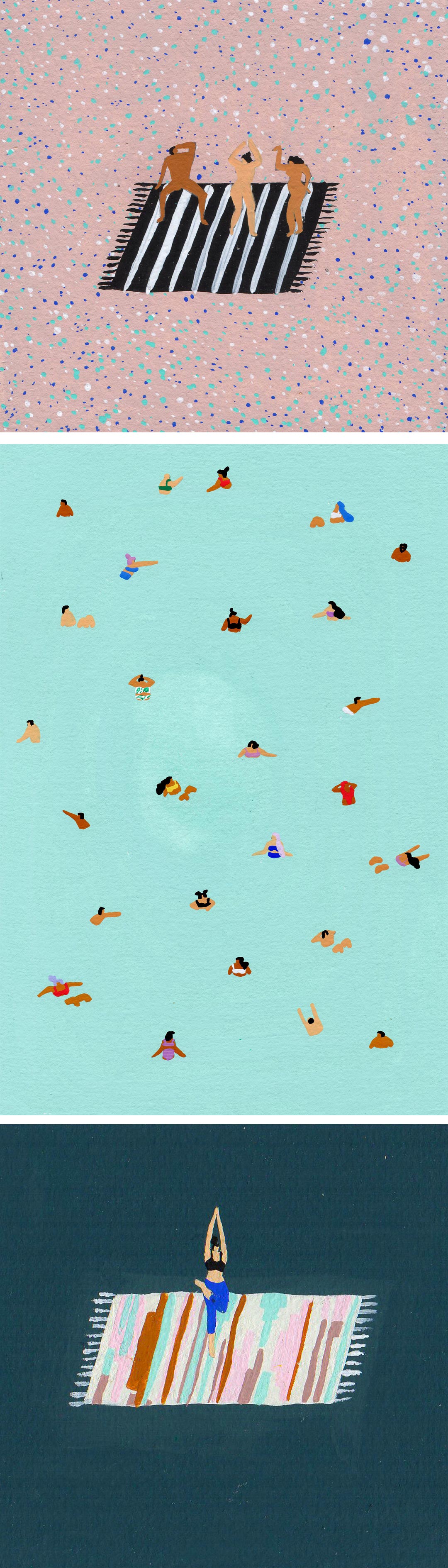 Joanne Ho Swimming Paintings