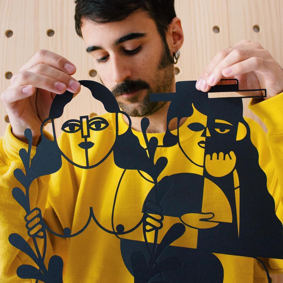 Cut Paper Illustration