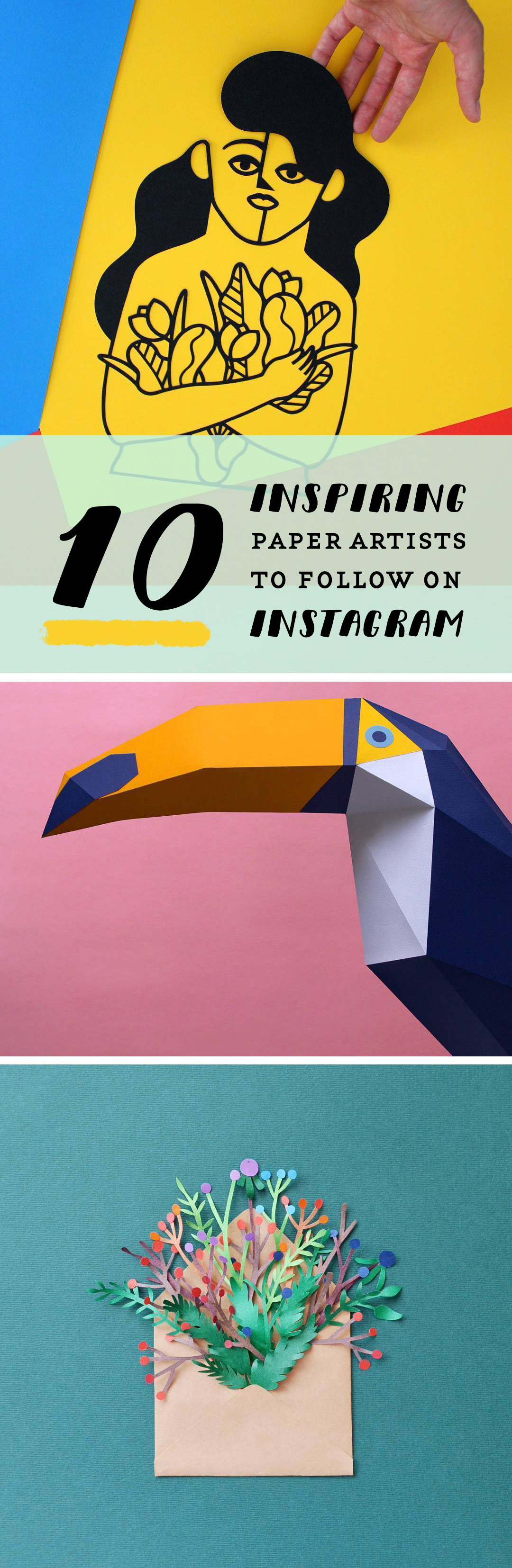 Follow the best paper artists on Instagram