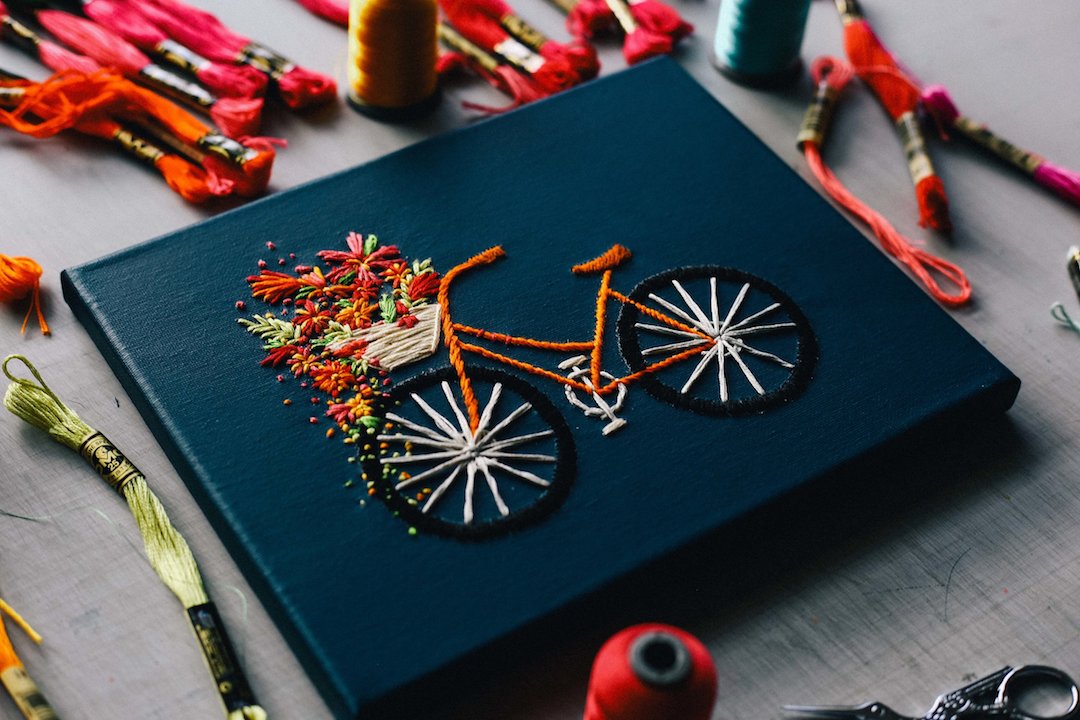 Bicycle Embroidery