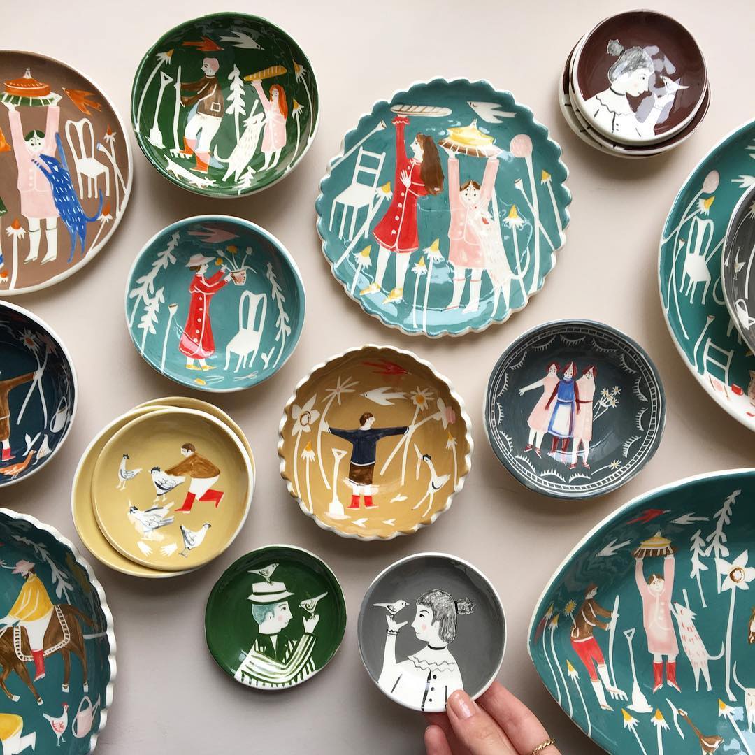 Polly Fern ceramic art