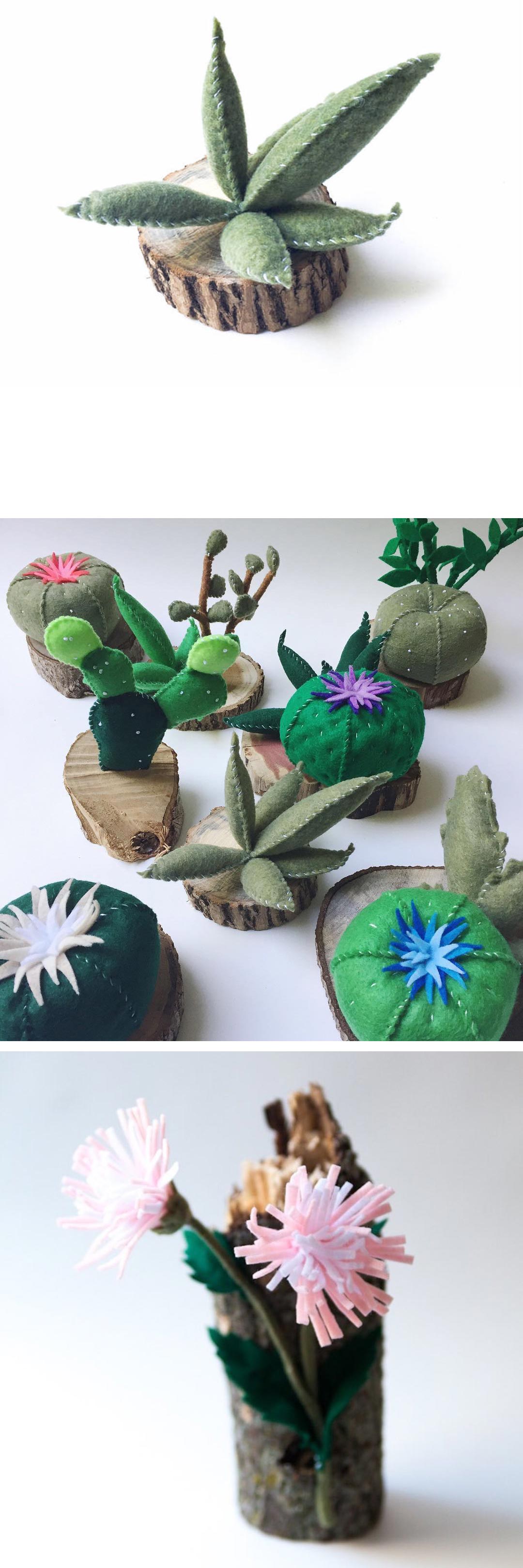 Felt crafts by Close Call Studio