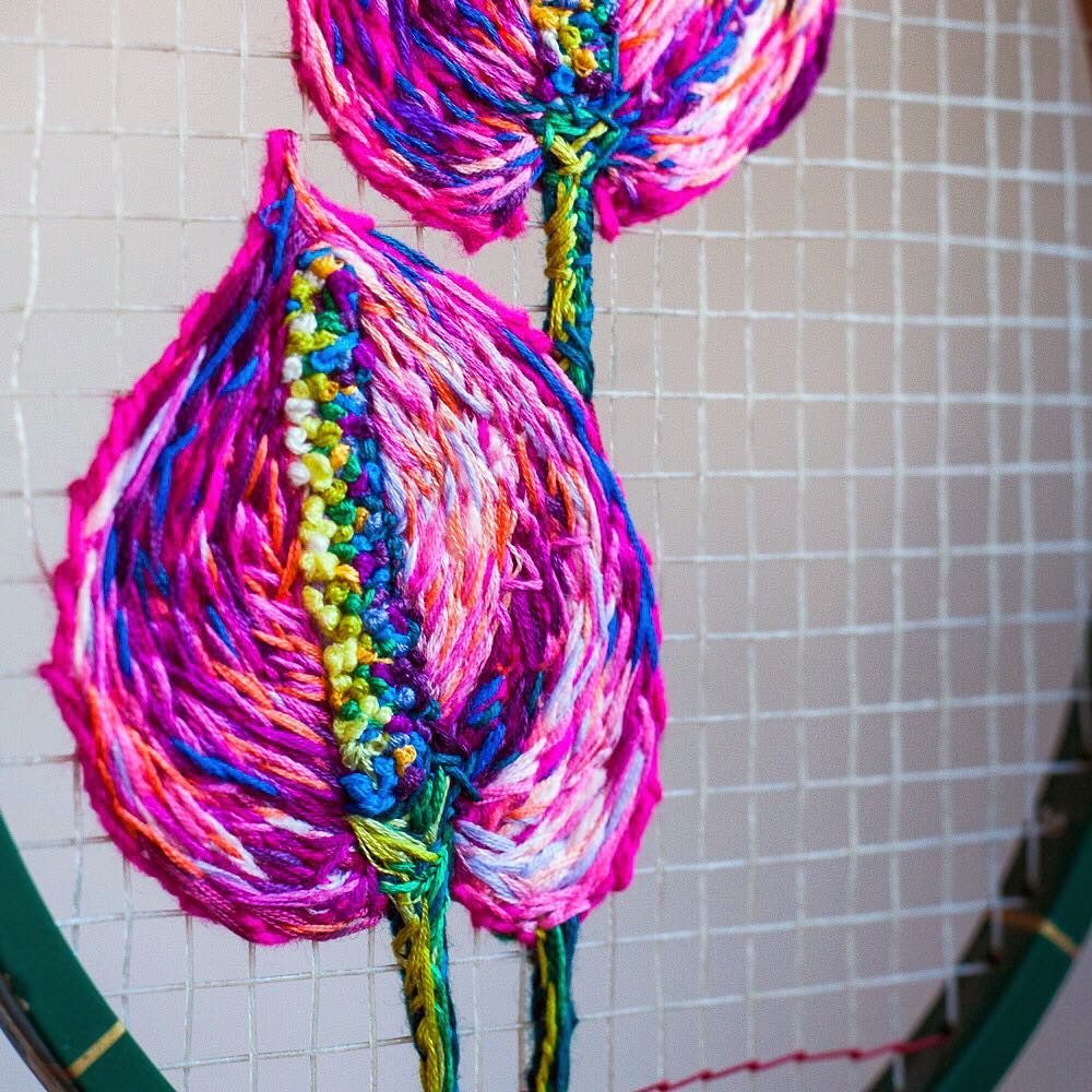 Danielle Clough embroidery