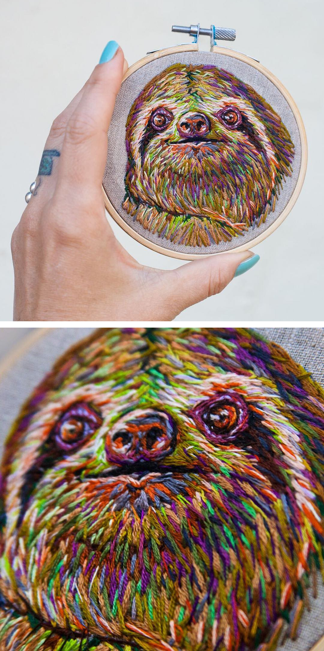 Danielle Clough embroidery