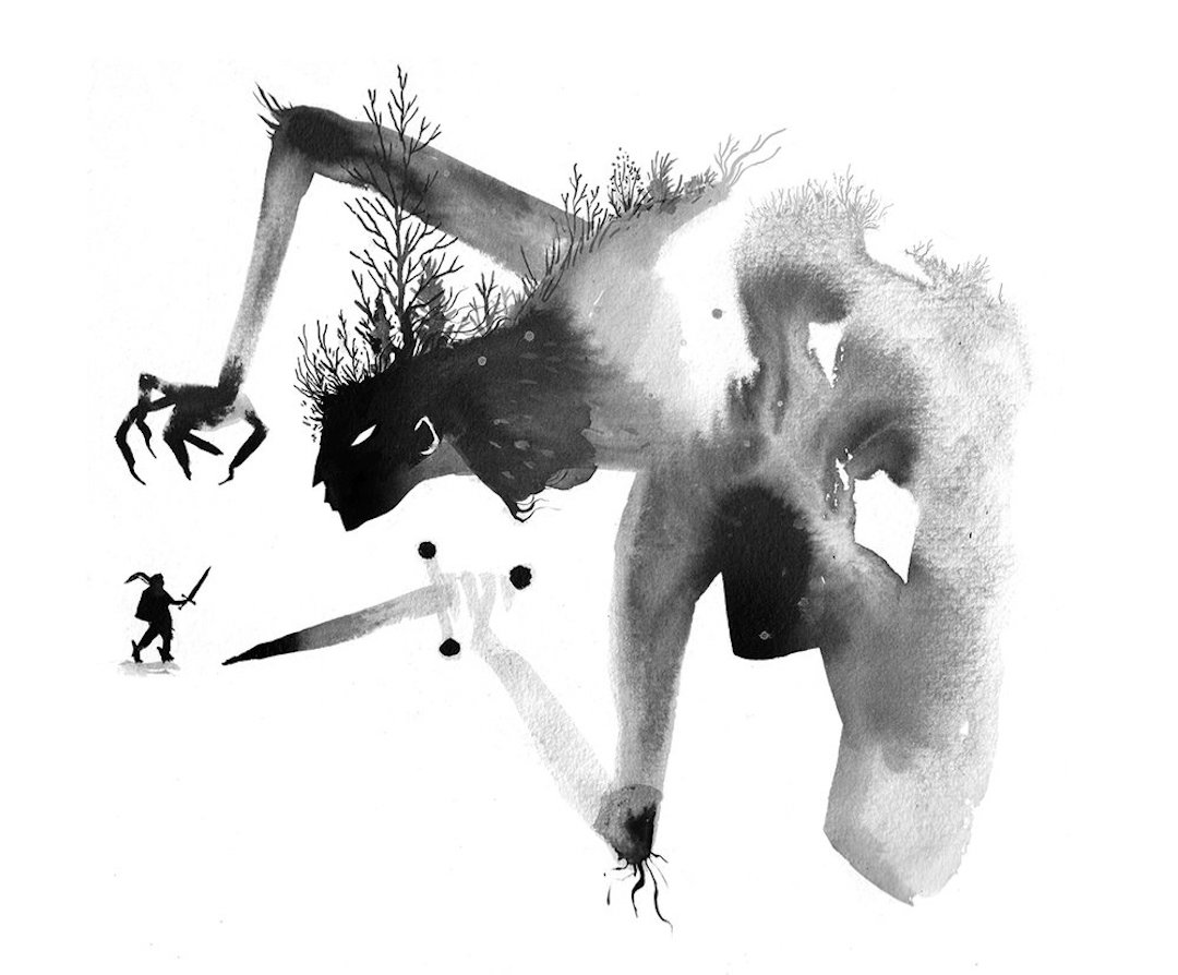 Surreal illustrations by Julia Iredale