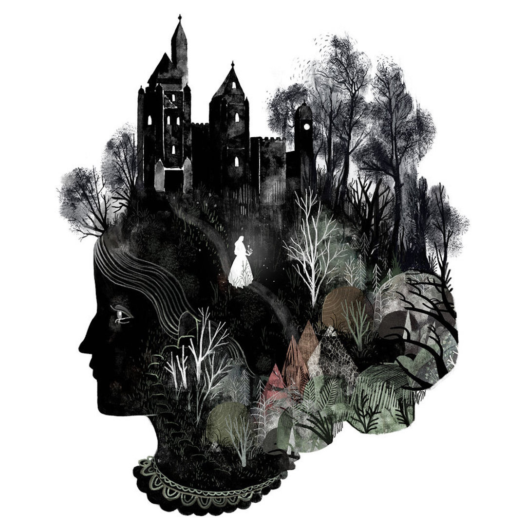 Surreal illustration by Julia Iredale