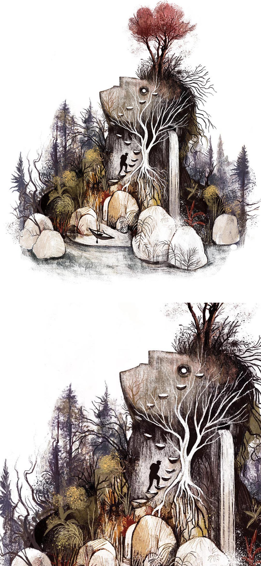 Surreal illustrations by Julia Iredale