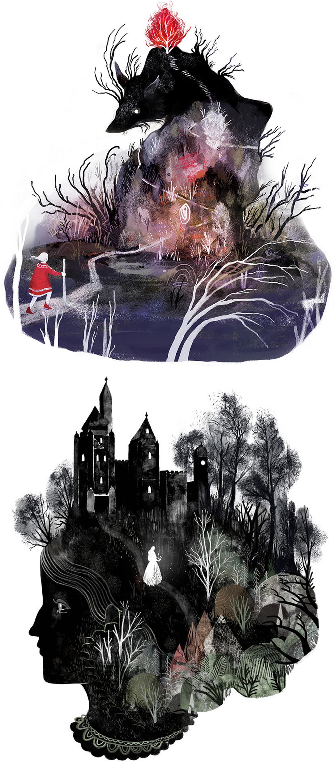 Surreal illustrations by Julia Iredale