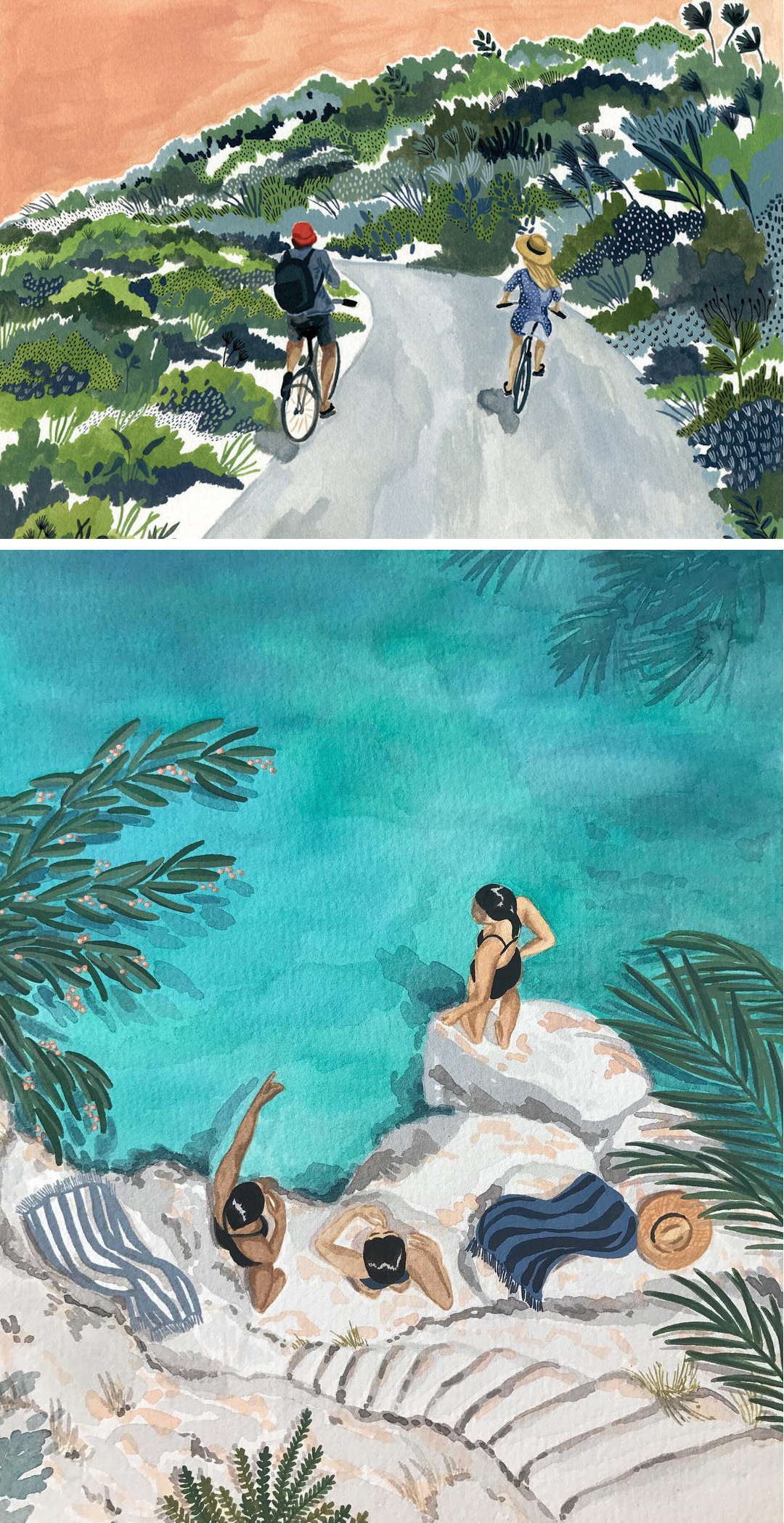 Summer illustration by Angela McKay