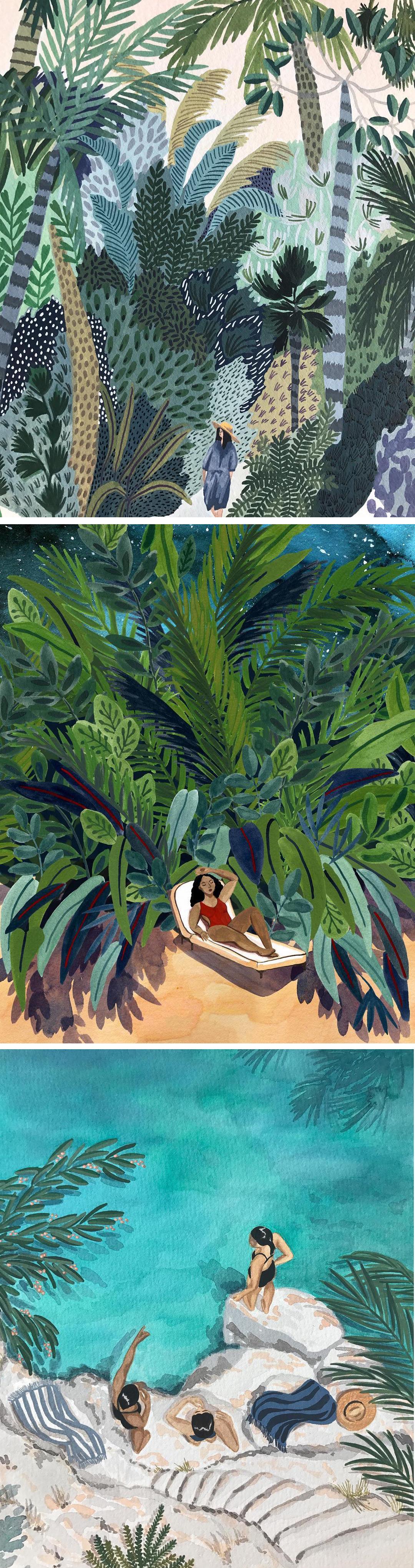 Summer illustration by Angela McKay
