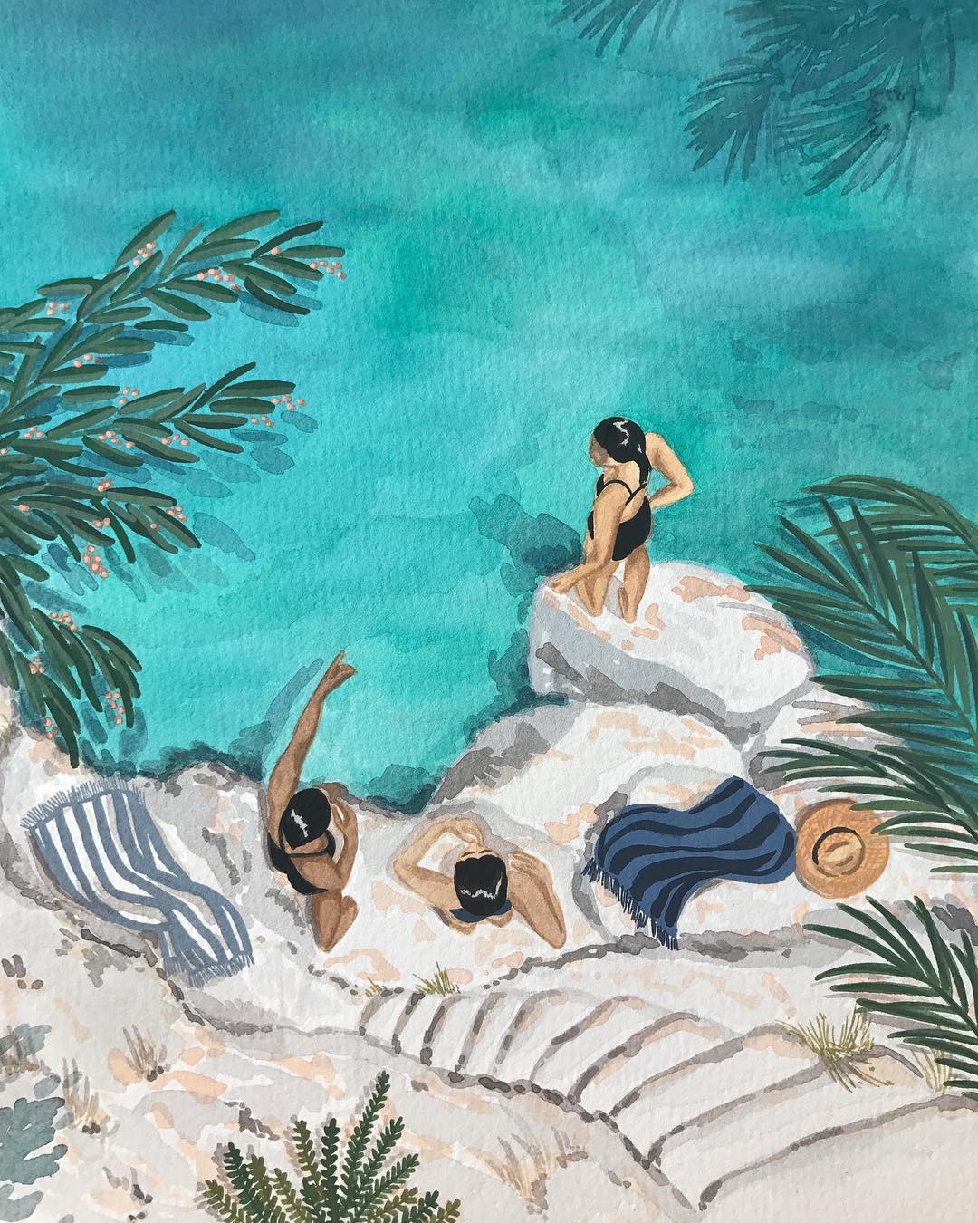 Summer illustration by Angela McKay