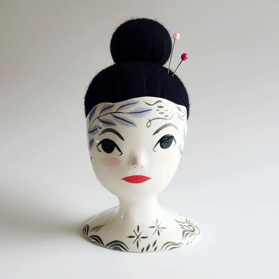 Bespoke pin cushions by Erin Paisely