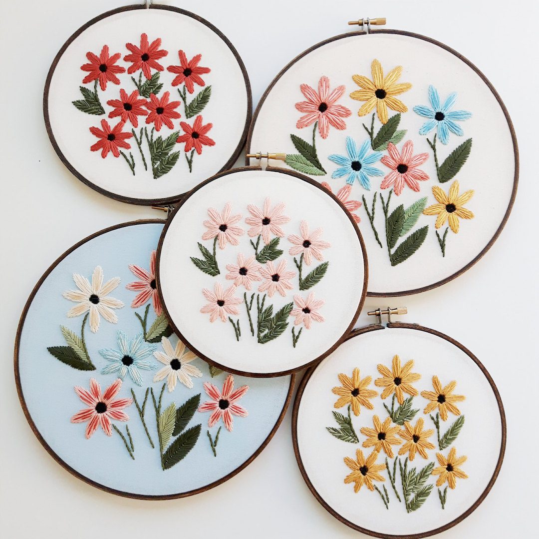 Modern Embroidery Pattern by Cinder & Honey