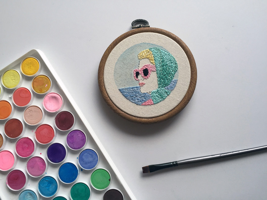 Modern Hand Embroidery Patterns to Download by Jennifer Riggs