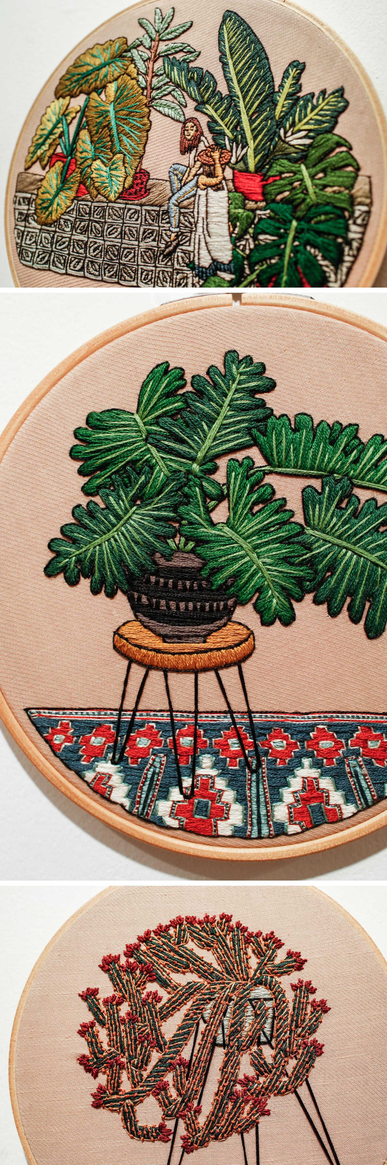 Embroidery by Sarah K. Benning