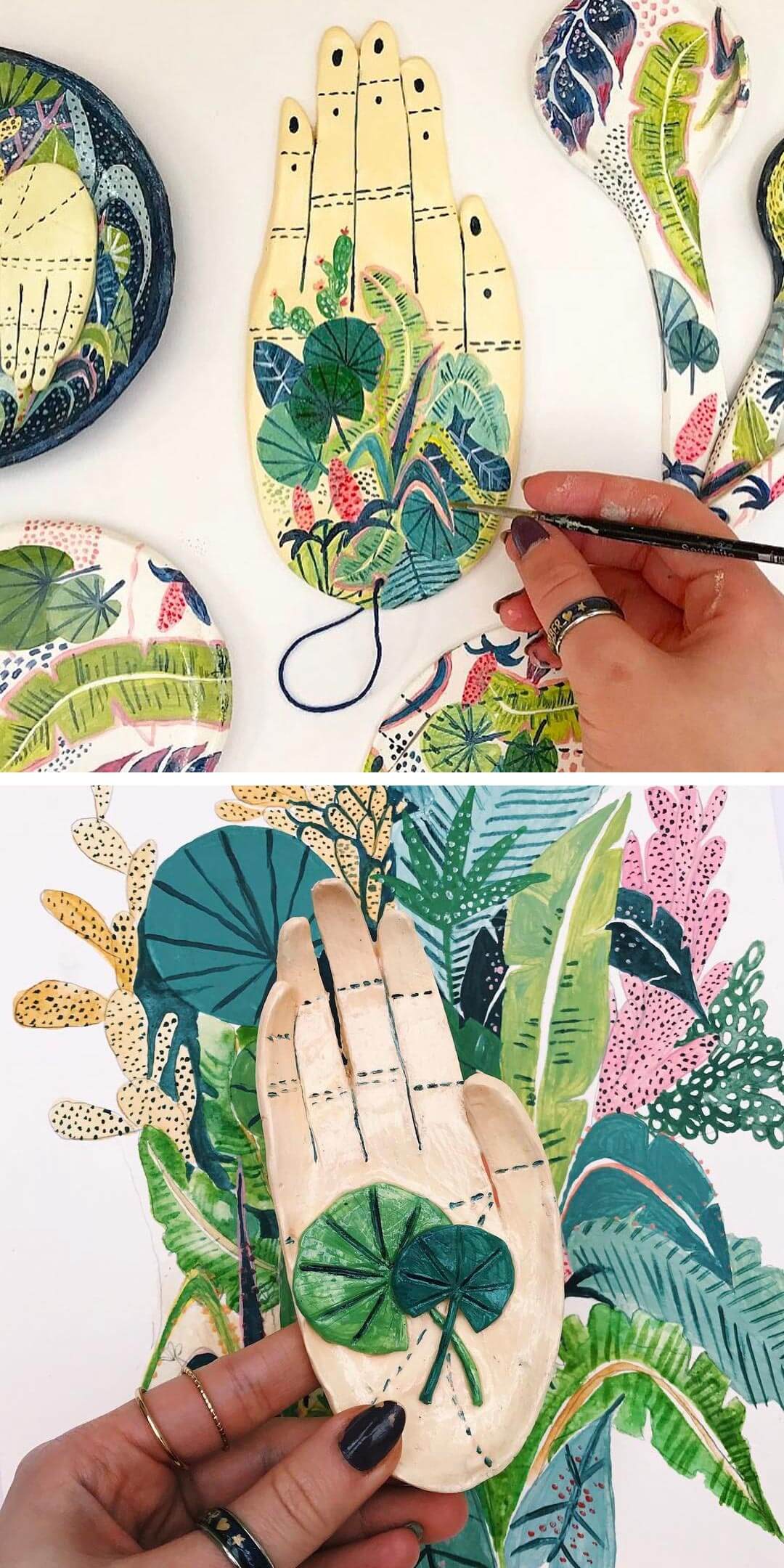 Jungle illustrations by Amber Davenport