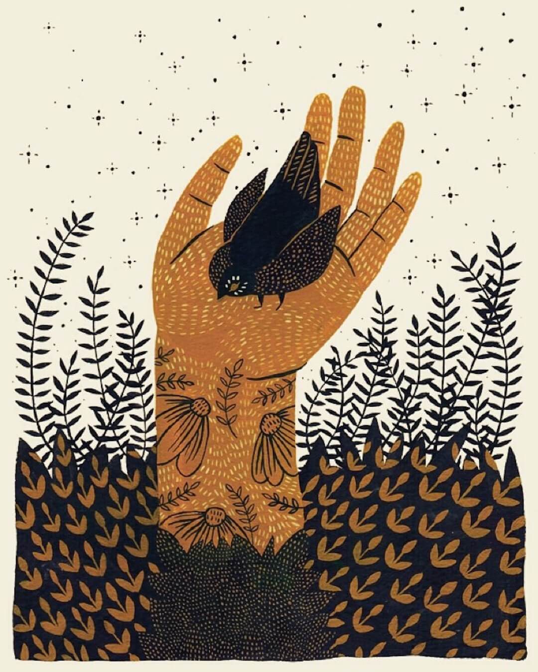 Brown Illustration by Kelsey Oseid
