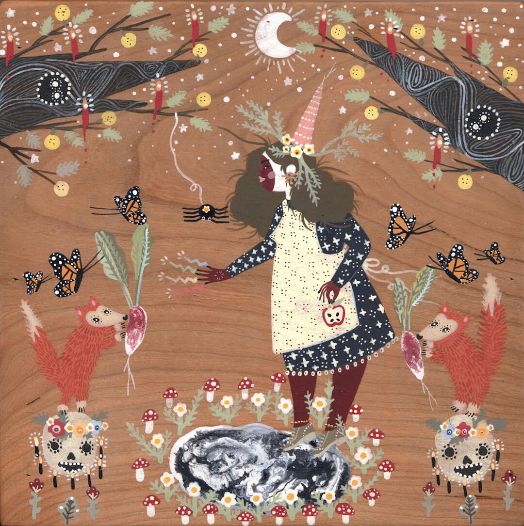 Brown Illustration by Rebecca Aretemisa