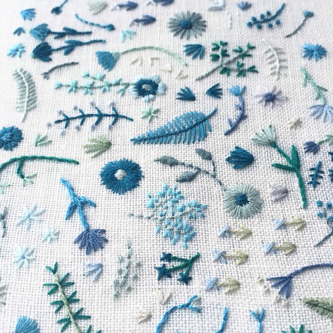 Tiny embroidery by Happy Cactus