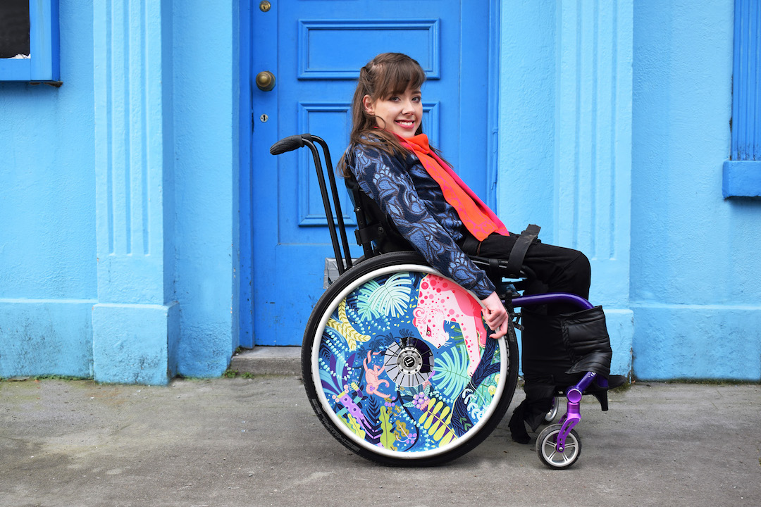 Izzy Wheels stylish wheel covers by Paula McGloin