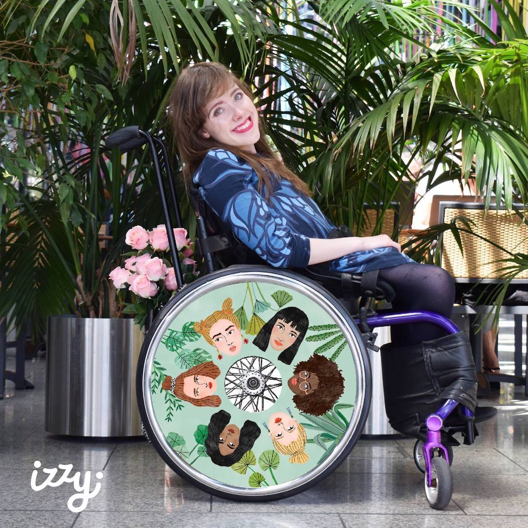 Izzy Wheels stylish wheel covers by Bodil Jane