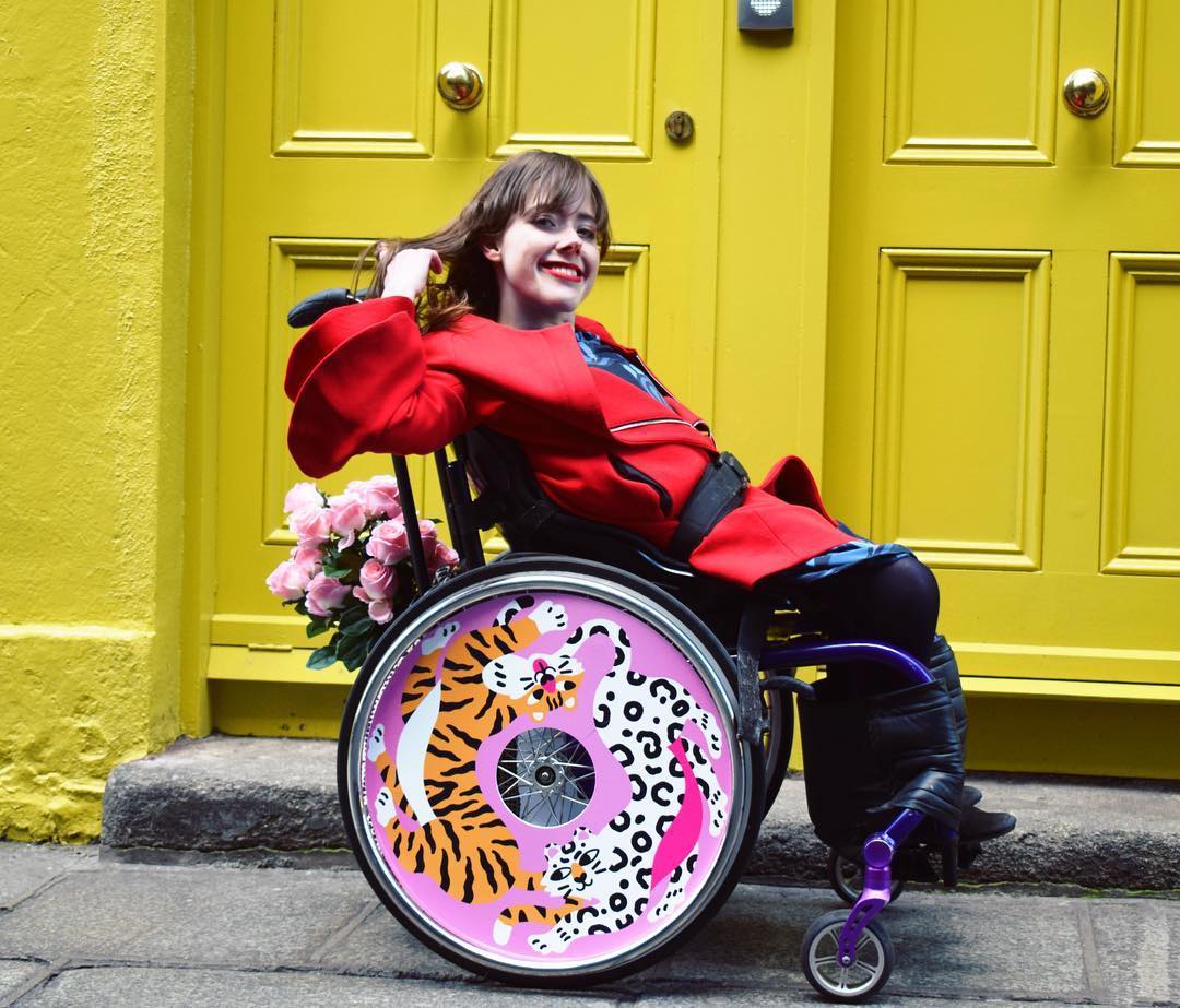 Illustrated Spoke Guards Add a Stylish Dimension to Wheelchairs