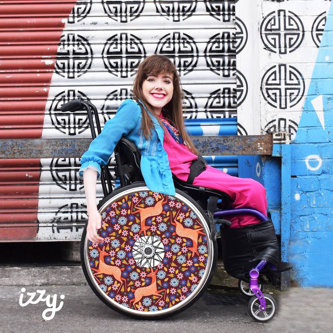 Illustrated Spoke Guards Add a Stylish Dimension to Wheelchairs