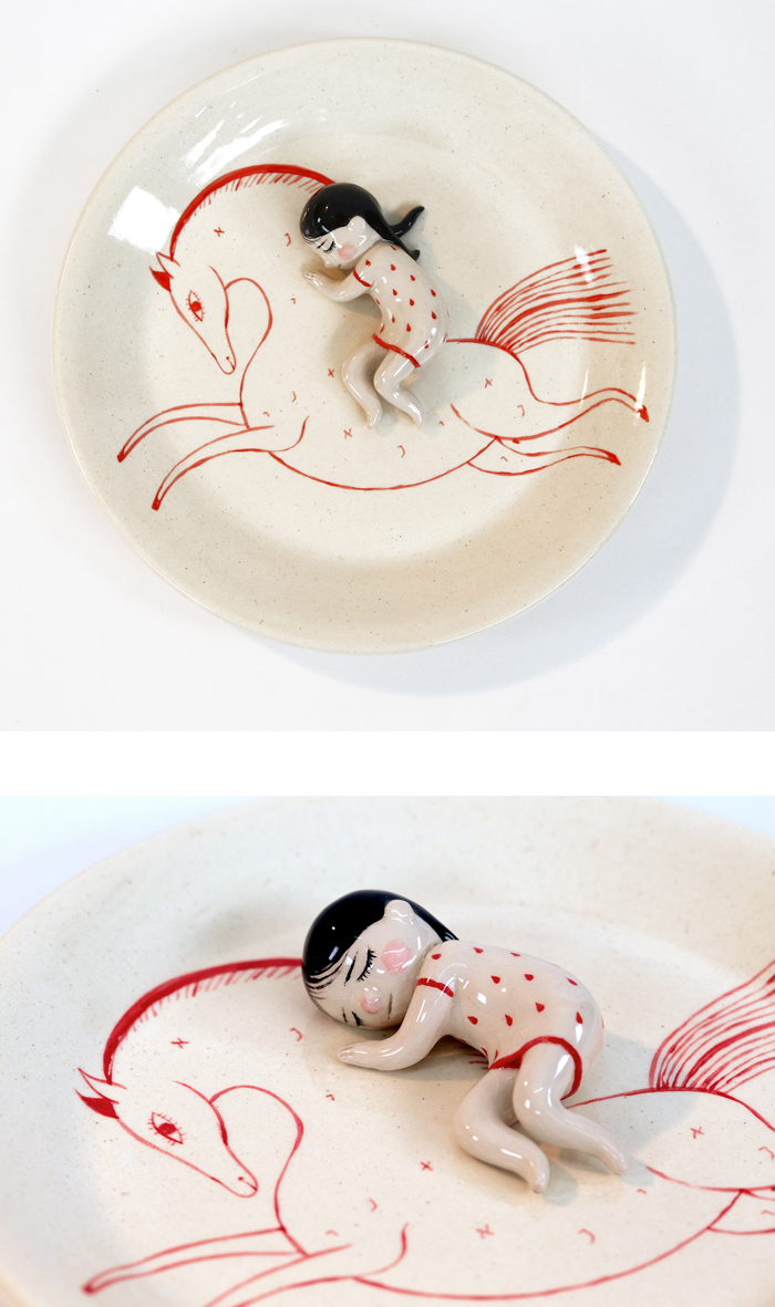 Ceramic sculptures by Lena Guberman