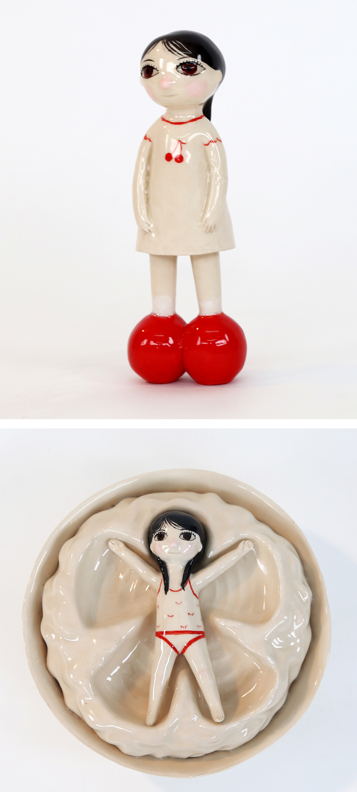 Ceramic sculptures by Lena Guberman