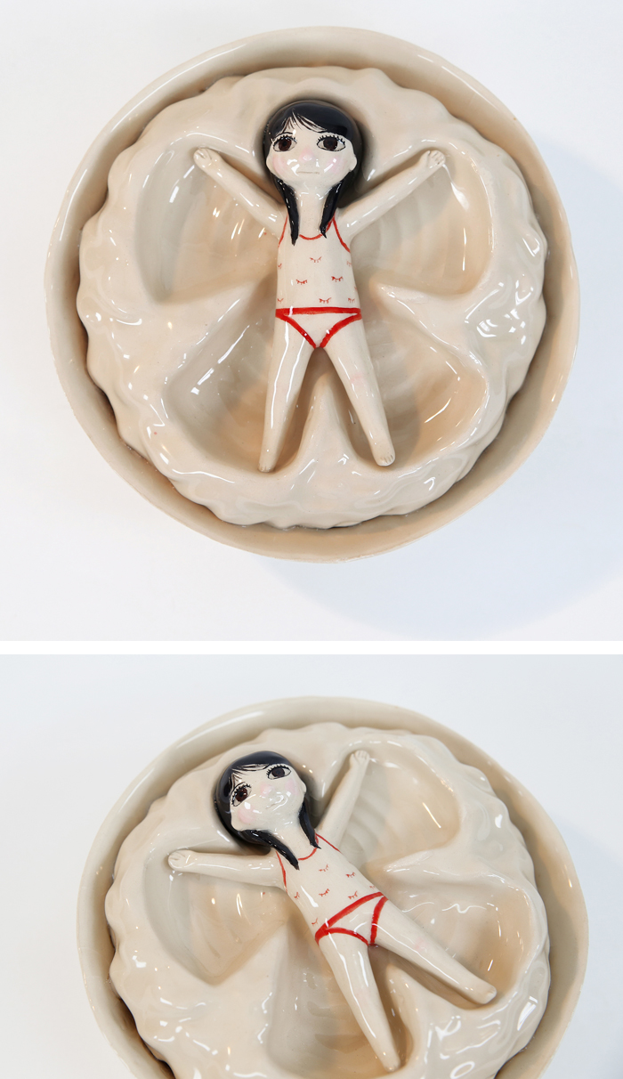 Ceramic sculptures by Lena Guberman
