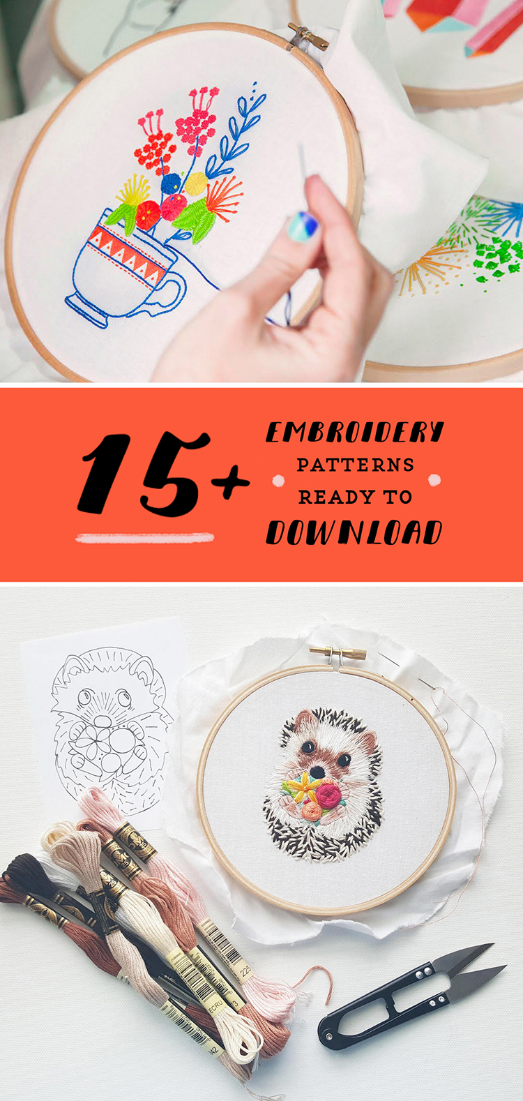 Contemporary hand embroidery patterns