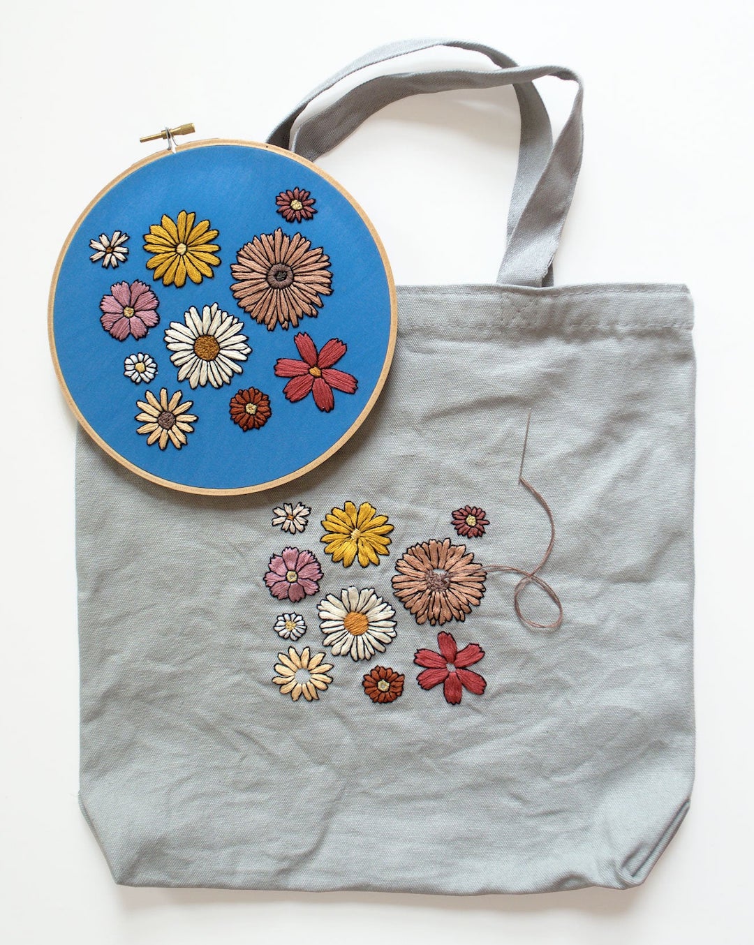 Modern hand embroidery pattern by Sarah K. Benning