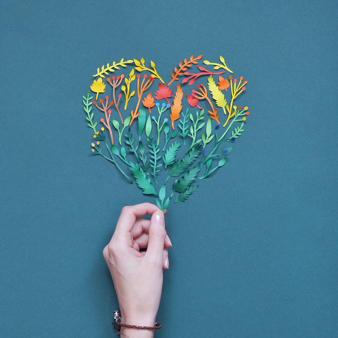 Paper art by Margaret Scrinkl 