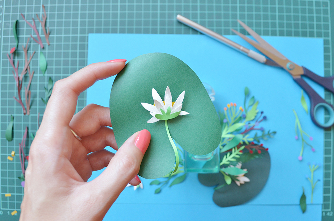 Paper art by Margaret Scrinkl 