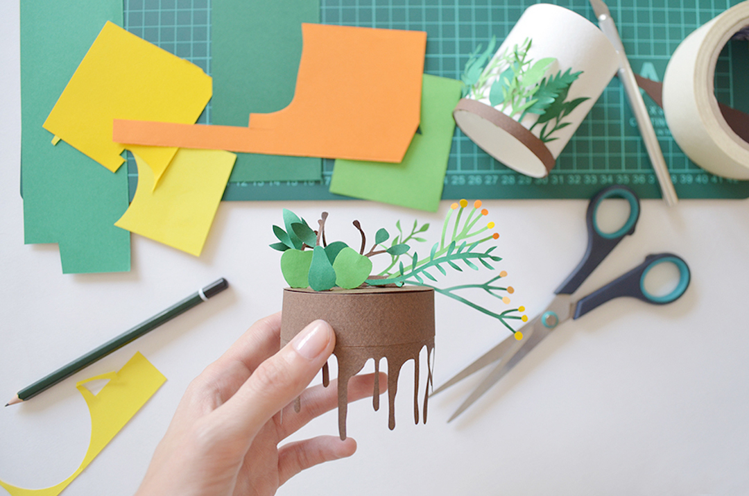 Paper art by Margaret Scrinkl 