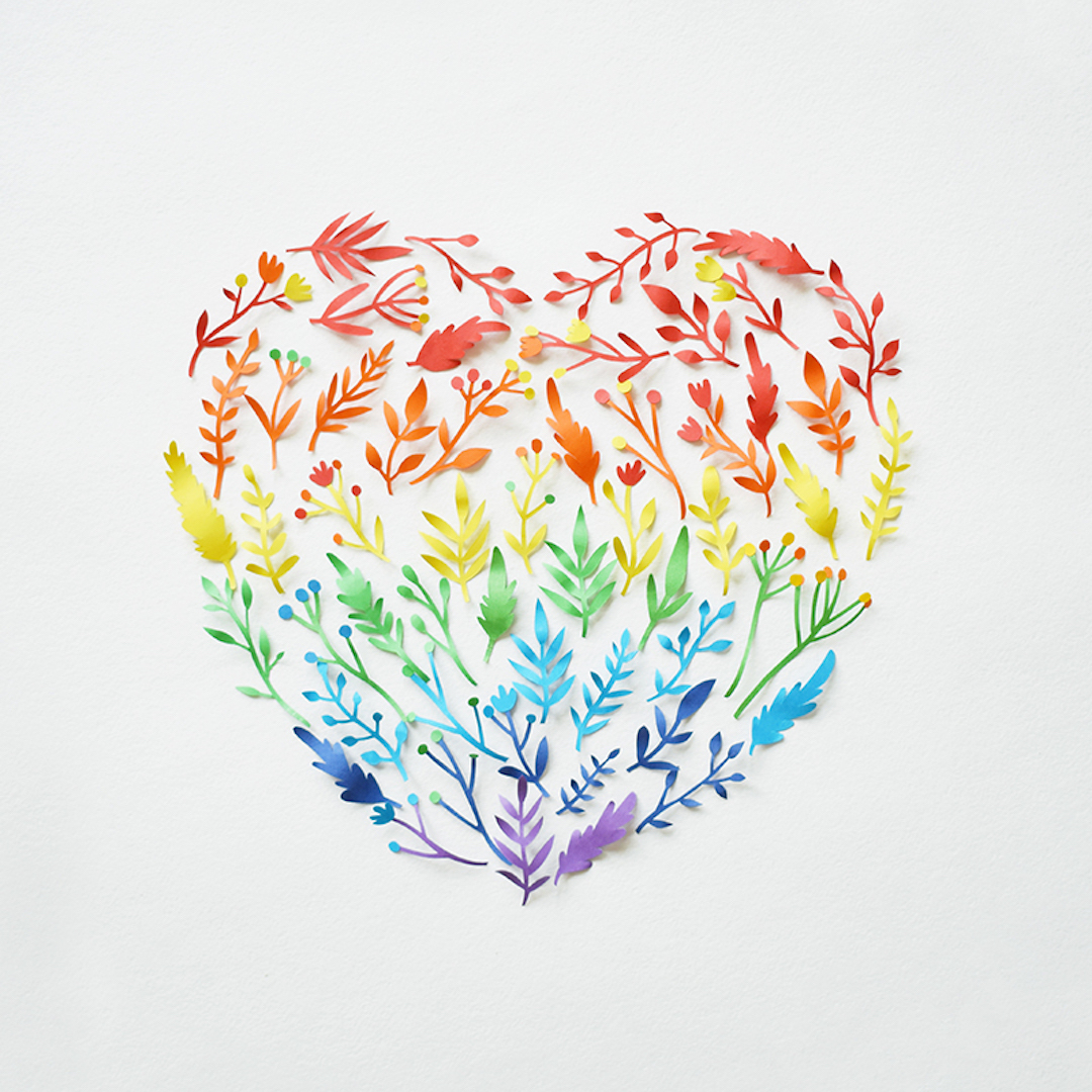 Paper art by Margaret Scrinkl 