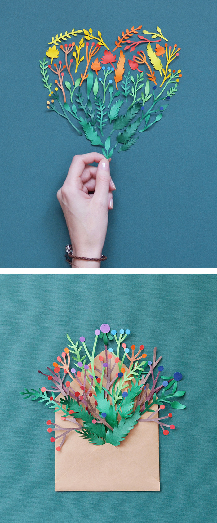 Paper art by Margaret Scrinkl 